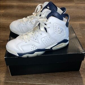 Jordan Kids Sneakers White and Blue